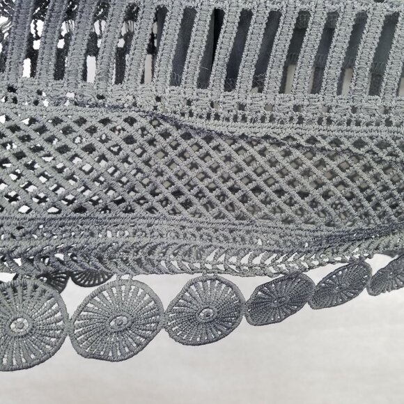 Gray Lace Women Top - Picture 13 of 16